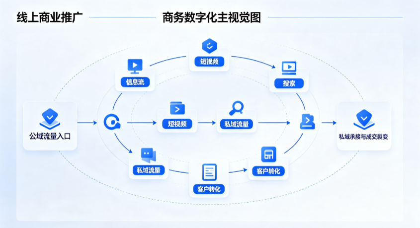 云岩区线上商业推广怎么做？全域流量闭环搭建与低成本转化实战指南
